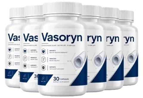 Six bottles of Vasoryn, the 180-day package